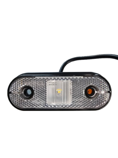 led zijmarkeringslamp universeel wit 1x led - contourlamp - zij lamp - led breedtelamp - horpol