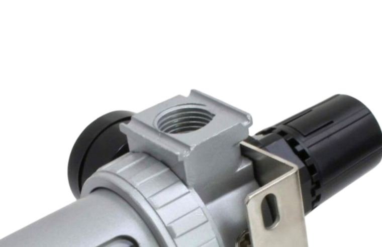 drukregelaar met filter - 1/2 duims - max druk 10 bar - compressor regelaar - satra