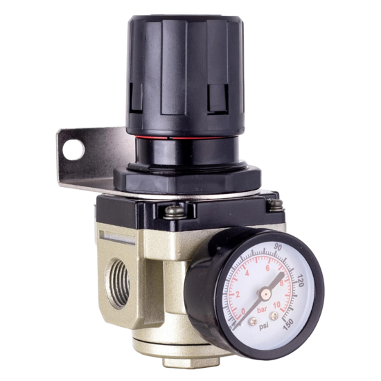 drukregelaar - 1/2 duims - reduceerventiel - 10 bar - compressor druk regelaar - druk regelaar