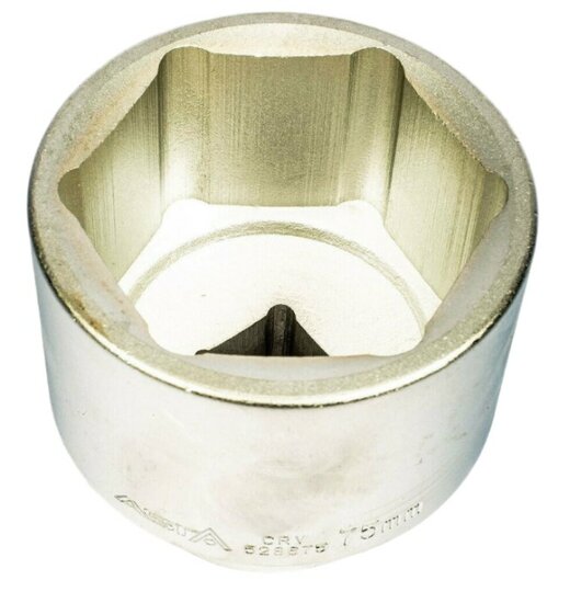 dop zeskant - 75 mm - 1 duims aansluiting - dopsleutel - rateldop - dop - asta