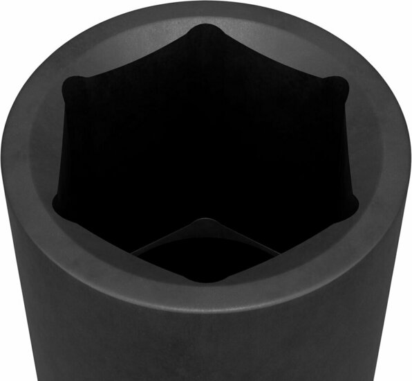 zeskant krachtdop 30 mm verlengd - 1 duims aansluiting - slagdop - impact dop - rateldop - dop - jmc
