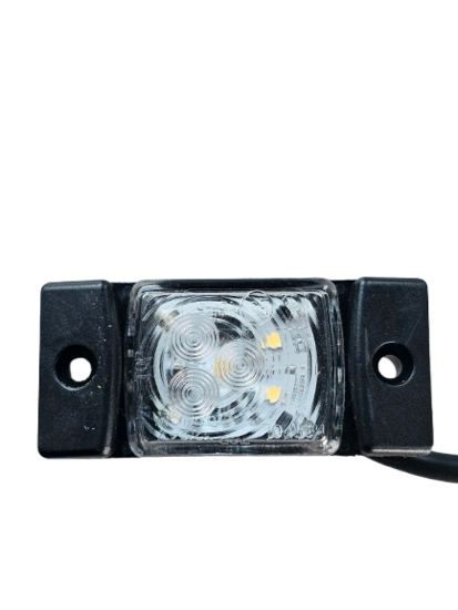 led zijmarkeringslamp universeel wit 3x led - led contourlamp - zij lamp - led breedtelamp