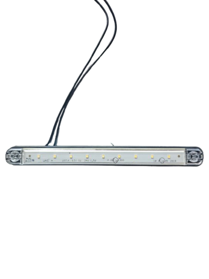 led zijmarkeringslamp universeel wit 9x led - led contourlamp - zij lamp - breedtelamp