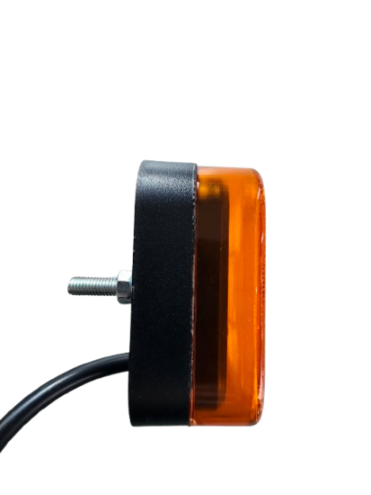 led zijmarkeringslamp universeel oranje 4x led - contourlamp - led zijlamp - led breedtelamp
