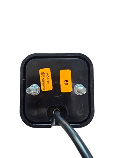 led zijmarkeringslamp universeel oranje 4x led - contourlamp - led zijlamp - led breedtelamp