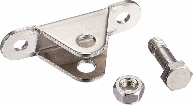 Gasdrukveer bevestigingsschoen - Vlak - 55mm - Montagebeugel gasveer