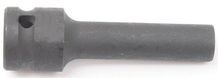 twaalfkant verlengde krachtdop - 9 mm - 1/2 duims aansluiting - slagdop - impact dop - rateldop - asta