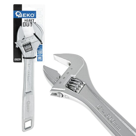 verstelbare moersleutel 12''  schroefsleutel 300mm - moersleutel - bahcos - geko