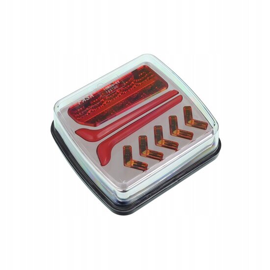 draadloos&nbsp;verlichting set magnetisch 7 polig 12/24 volt -&nbsp;achterlichten led - aanhanger verlichting