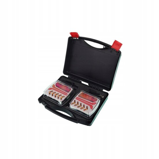 draadloos&nbsp;verlichting set magnetisch 7 polig 12/24 volt -&nbsp;achterlichten led - aanhanger verlichting