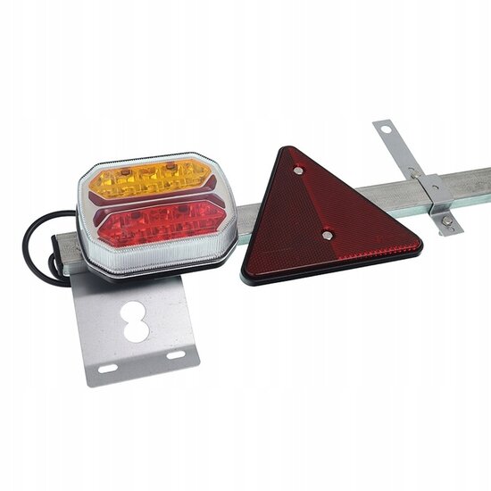 led verlichtingsbalk 7 polig 7,5m kabel met stekker - aanhanger verlichting - verlichting - achterlicht