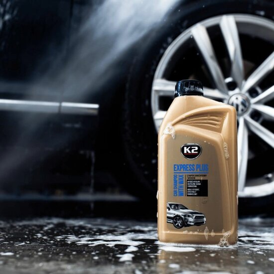 k2 express plus autoshampoo met wax 1L - autoreiniger - autowas - lakwax - lakbescherming