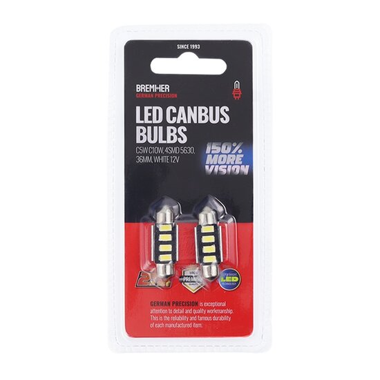 auto ledlamp c5w c10w 36mm 12v - canbus ledlamp - auto ledverlichting - voertuig ledlamp - auto lamp
