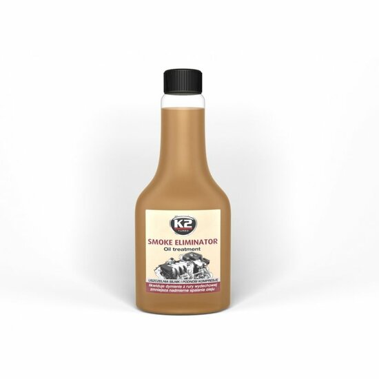k2 smoke eliminator 355 ml &ndash; olieverbruik verminderaar &ndash; rookverminderaar &ndash; motoradditief &ndash; olie ad
