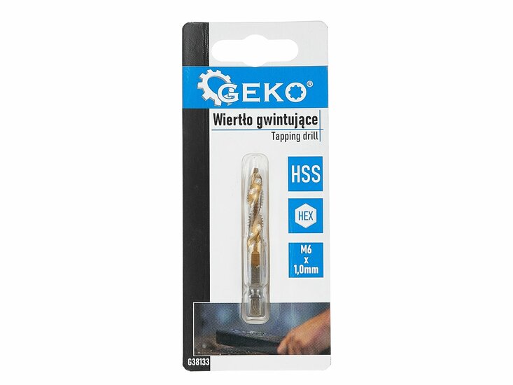 hss boor tap m6 x 1,0mm - tapboor - boor - tap - geko