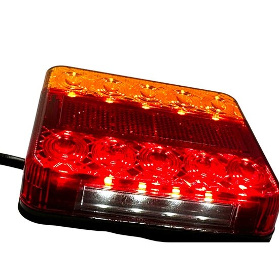 led achterlicht universeel 12/24 volt met kabel - achterlamp - achterlicht - aanhanger achterlicht