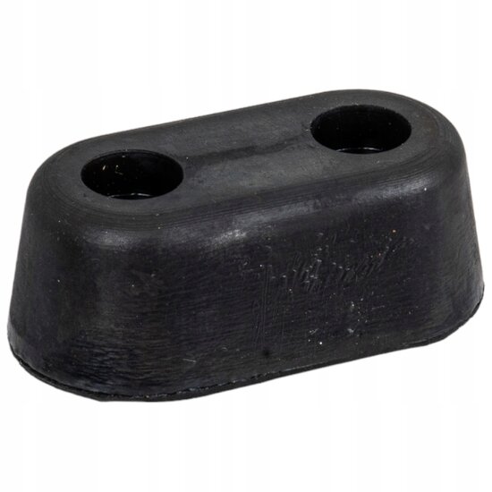 stootkussen 30x60x22 met 2 gaten - stootrubber - stootblok - bumperkussen - bufferblok