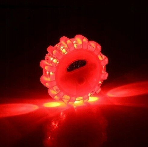 magnetische led waarschuwingslamp met 9 standen - noodlamp - zwaailamp - stroboscoop