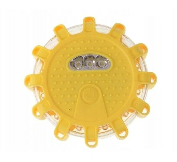 magnetische led waarschuwingslamp met 9 standen - noodlamp - zwaailamp - stroboscoop