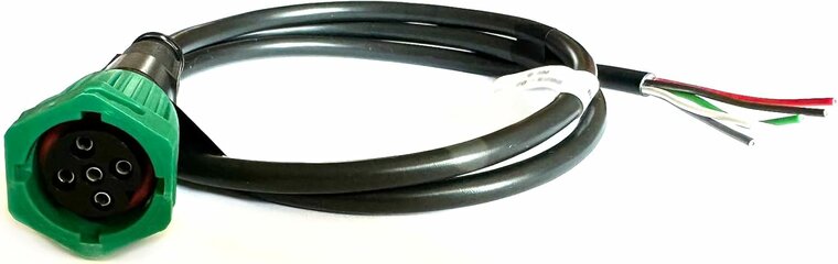 5-pins bajonetconnector 1m - stekkerconnector - trailerstekker - aanhangerstekker - elektrakabel - stroomkabel