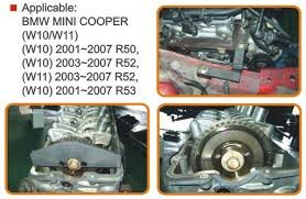 Cooper Coupe 2002-2006 - R50 chassis - W10 motor 2005-08 Cabriolet standaard - R52 chassis - W10 motor  2005-08 Cabriolet