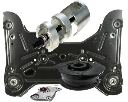 Achteras (de)montage set - Renault laguna 2 en peugeot 207 Bus draagarm demontage - SATRA