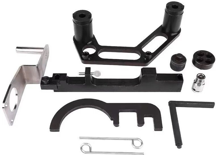 timingset bmw&nbsp;n47 - n47S - n57 en n57S&nbsp;diesel 1.6 -&nbsp;2.0 en 3.0L - nokkenasuitlijngereedschap&nbsp;- dist