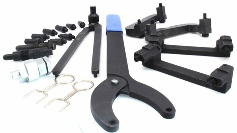 vag 2.5 -&nbsp;2.8 -&nbsp;3.0 -&nbsp;3.2 en Porsche 3.0 - audi - volkswagen - blokkeersleutels - nokkenastandwiel sleutel