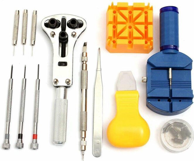 horloge reparatieset - precisie schroevendraaier set - horlogegereedschap - geko
