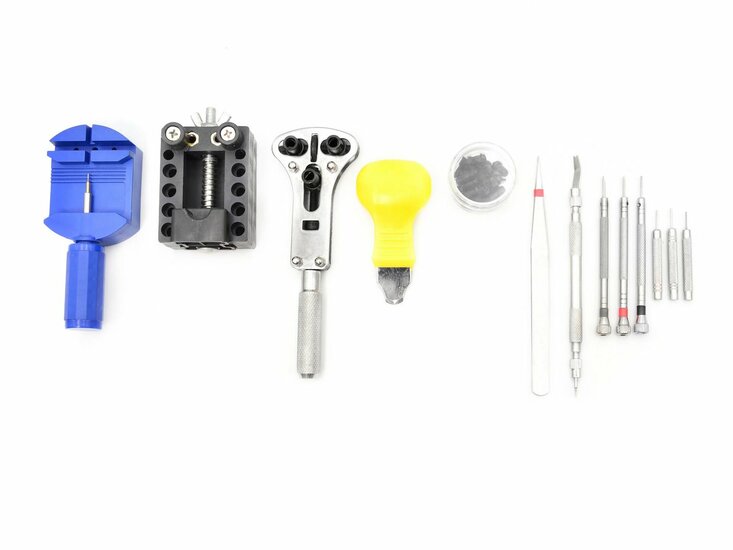 horloge reparatieset - precisie schroevendraaier set - horlogegereedschap - geko