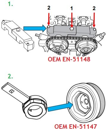 1.6 sidi turbo - sidi turbo ecofleX opel en vauxhall timingset Nokkenasvergrendeling - klep