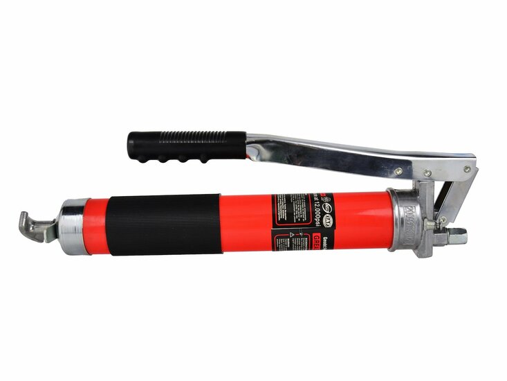 vetspuit - vet spuit - grease gun - smeerpistool - vetpistool - spuitpistool - 600cc rood - geko