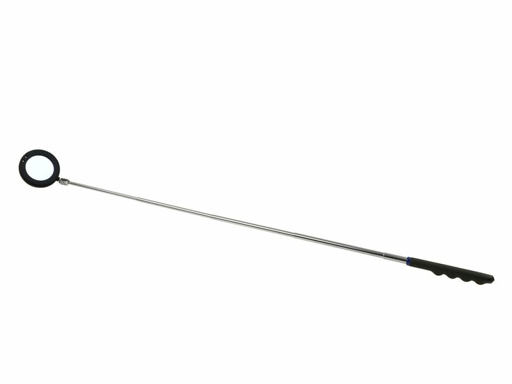 telescopisch inspectiespiegel 280 tot 870 mm - spiegel telescoop met led - controlespiegel - geko