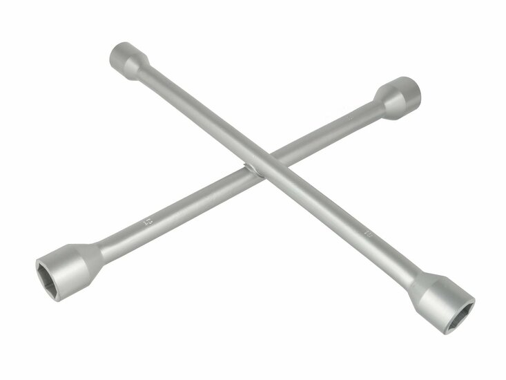 kruissleutel 17x19x21x22 mm - wielsleutel - wielmoersleutel - kruisarmsleutel - geko