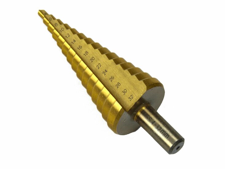 stappenboor - kegelboor 4-32mm - trappenboor - boor - GEKO