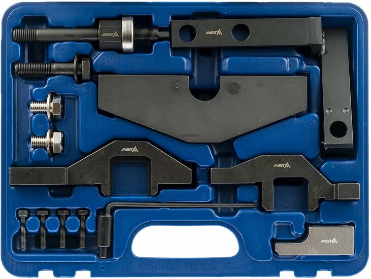 bmw - mini n14 en w10 - w11 timinggereedschap - nokkenastandwiel 1.6 motoren in de Mini generaties r50 r52 