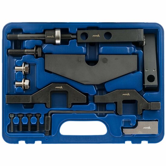 bmw - mini n14 en w10 - w11 timinggereedschap - nokkenastandwiel 1.6 motoren in de Mini generaties r50 r52 