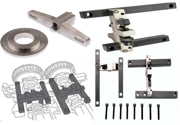ford 1.0 gtdi ecoboost 3 cilinder vct nokkenas vergrendelingset - vliegwielvergrendeling - spannervergrendeling