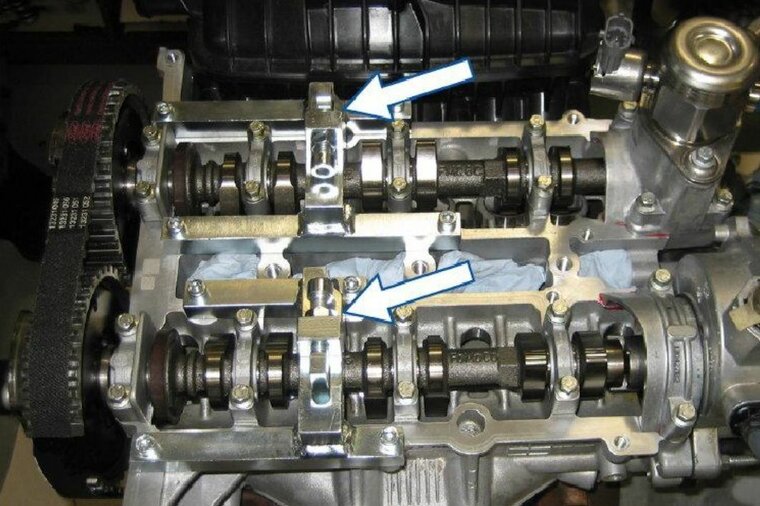 ford 1.0 gtdi ecoboost 3 cilinder vct nokkenas vergrendelingset - vliegwielvergrendeling - spannervergrendeling