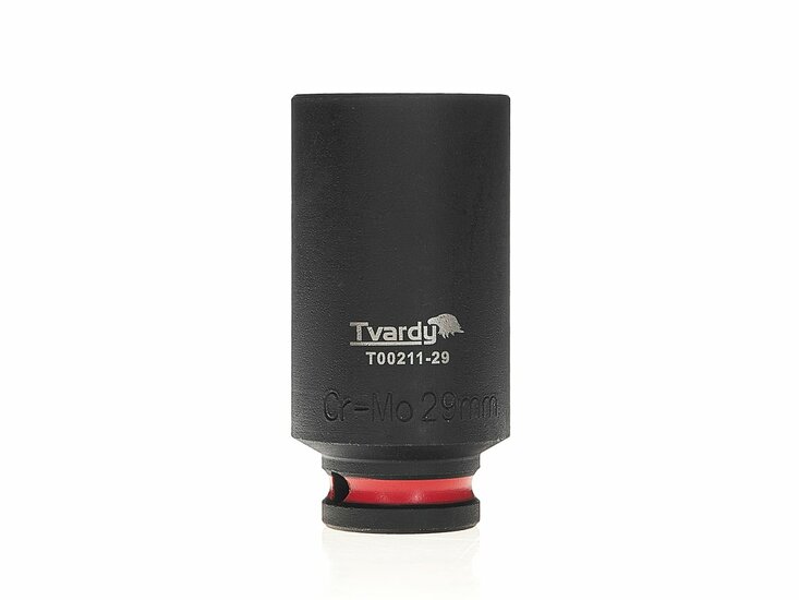 lange krachtdop 29 mm - 1/2 duims aansluiting - slagdop - impact dop - rateldop - dop - tvardy
