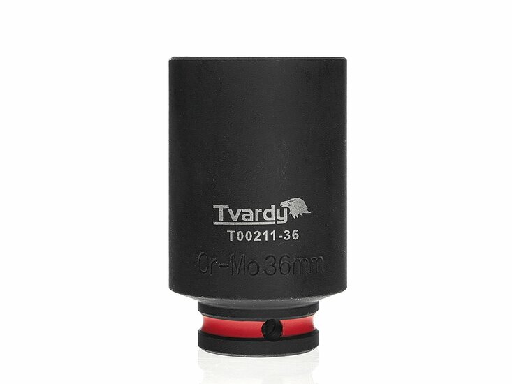 lange krachtdop 36 mm - 1/2 duims aansluiting - slagdop - impact dop - rateldop - dop - tvardy