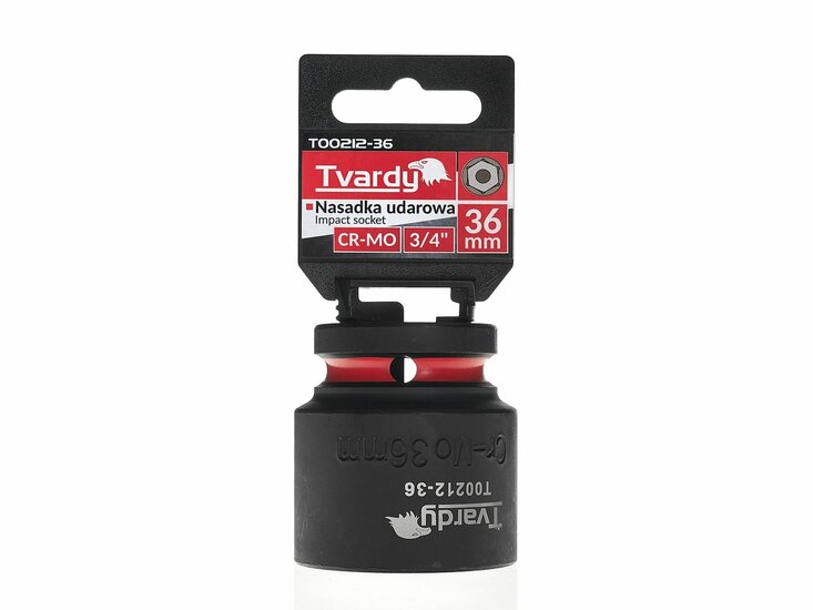 krachtdop 36 mm - 3/4 duims aansluiting - slagdop - impact dop - rateldop - dop - tvardy