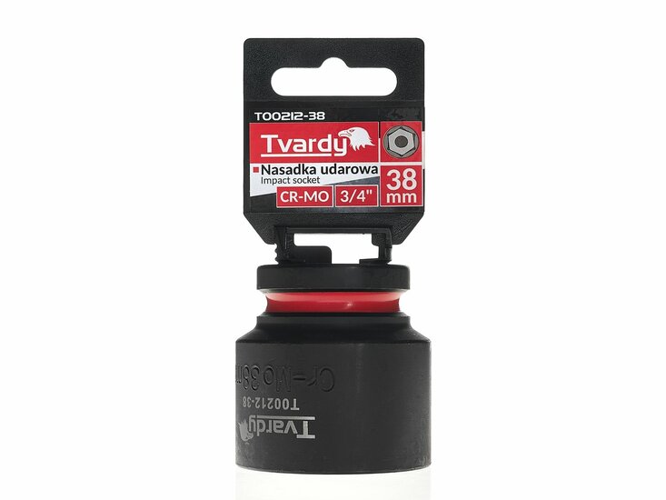 krachtdop 38 mm - 3/4 duims aansluiting - slagdop - impact dop - rateldop - dop - tvardy