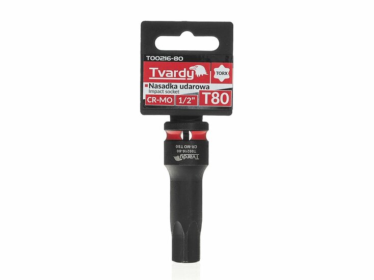 kracht torxdop T80 - 1/2 duims - Torx dop - tvardy