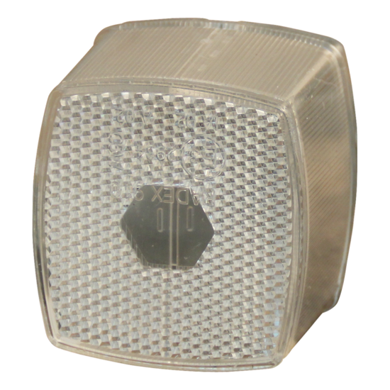 losse lampglas radex 910 - witte zijmarkeringslamp kap - los kap - lossekap
