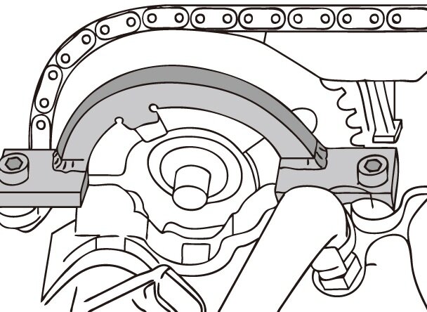 1.0 - 1.2 - 1.4 opel en vauxhall distributieset&nbsp;- tandwielborgbrug&nbsp;- krukasvergrendeling - nokkenasblokkeerpen