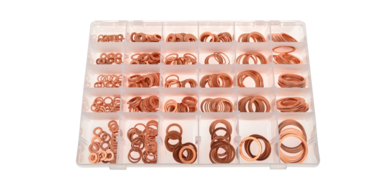o-ringenset - koper - 580 delig - koperen ringen - geko