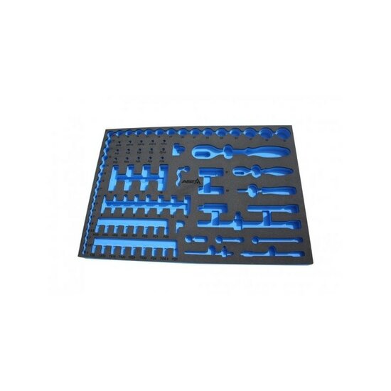 foam inlay voor 94 delig doppen set - schuim inlegbak&nbsp;- gereedschapswagen inleg foam&nbsp;- asta