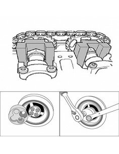 mercedes 1.8 - 2.1 en 2.2 CDi m651 diesel timingset - blokkeerset - afstel set - asta