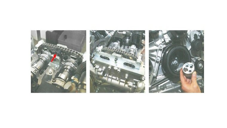 mercedes benz diesel timingset - m651 - blokkeerset - afstel set - satra